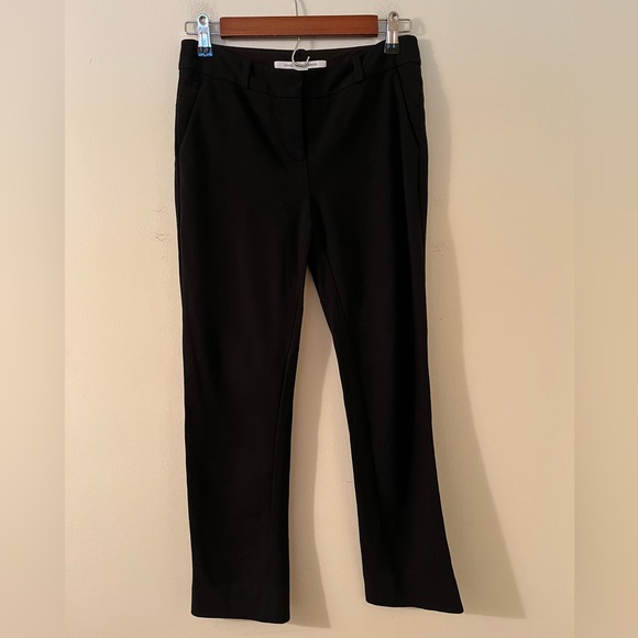Diane Von Furstenberg Pants - Diane Von Furstenburg Libbie Style Black Trousers Size 2